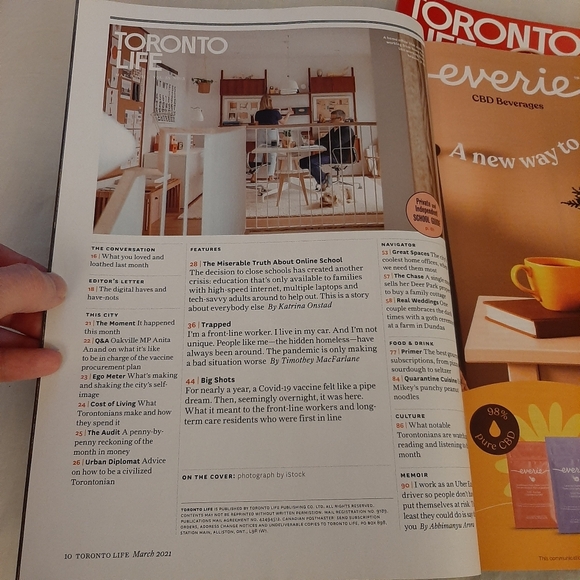 Toronto Life Magazine March 2021 Issue - Picture 2 of 2